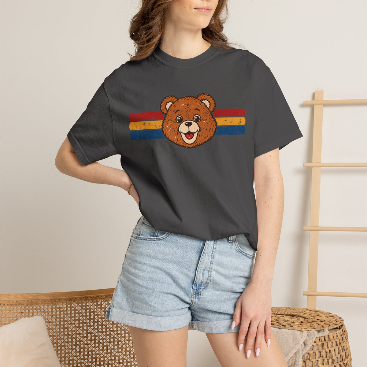 Teddy Ruxpin Retro Tee in Ivory, alternate view