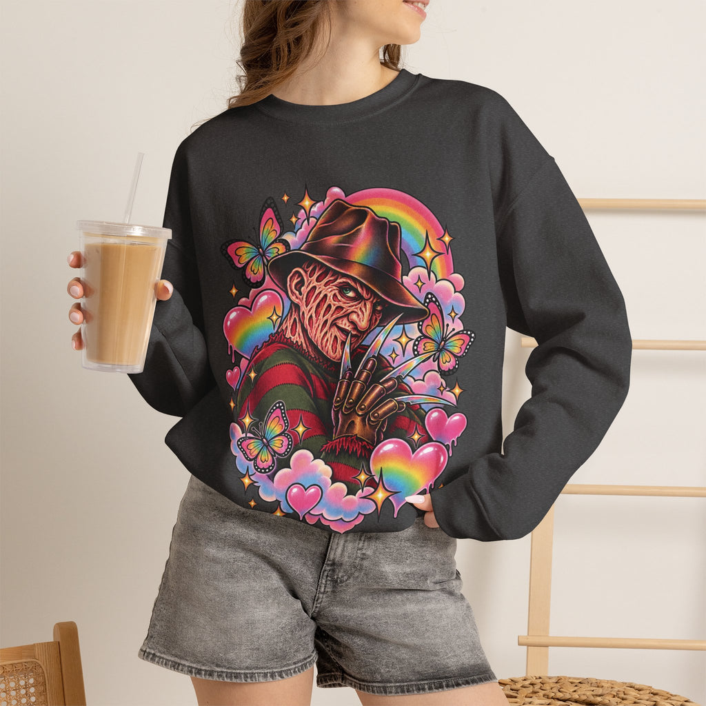 Freddy Krueger Rainbow Crewneck Sweatshirt