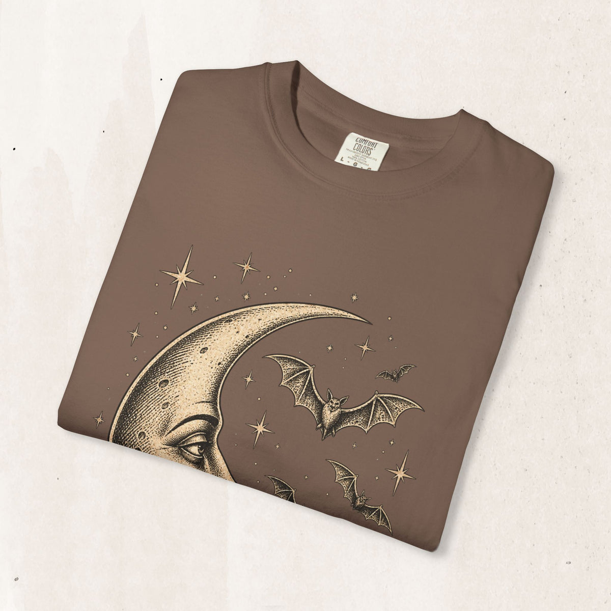 Crescent Moon & Bats Tee