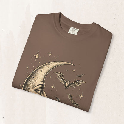 Crescent Moon & Bats Tee