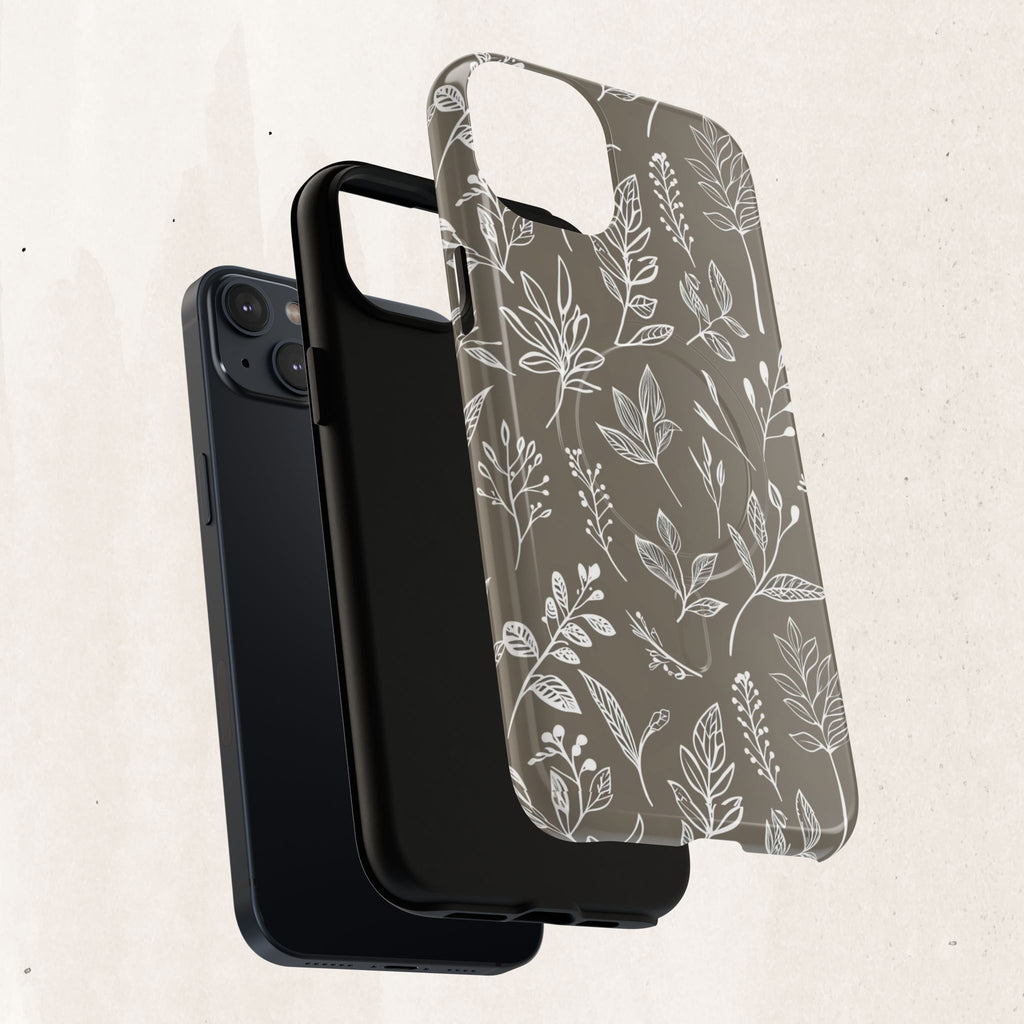 Botanical Leaf Tough Magnetic Phone Case