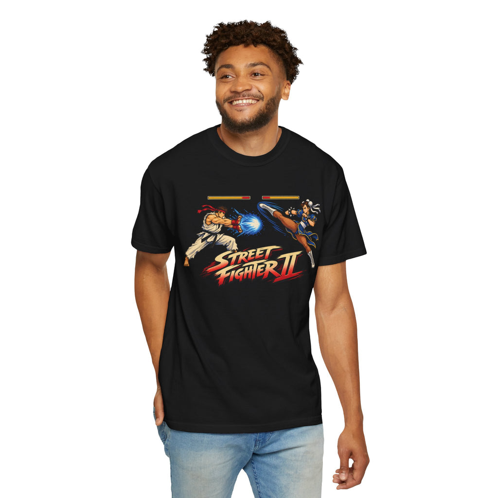 Street Fighter II Ryu vs Chun-Li Graphic Tee