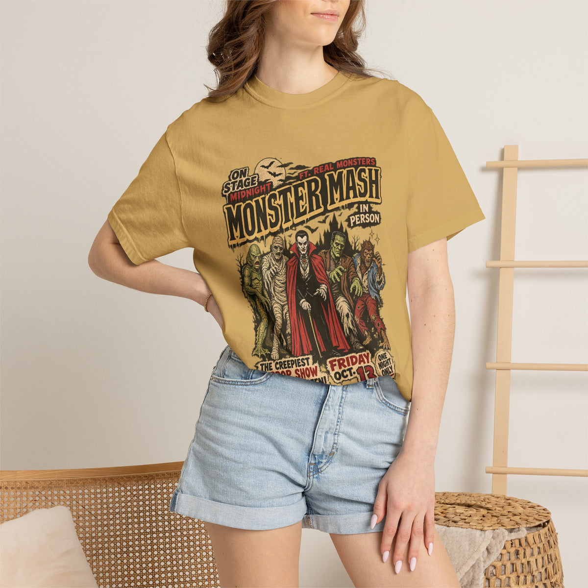 Monster Mash Vintage Horror Tee