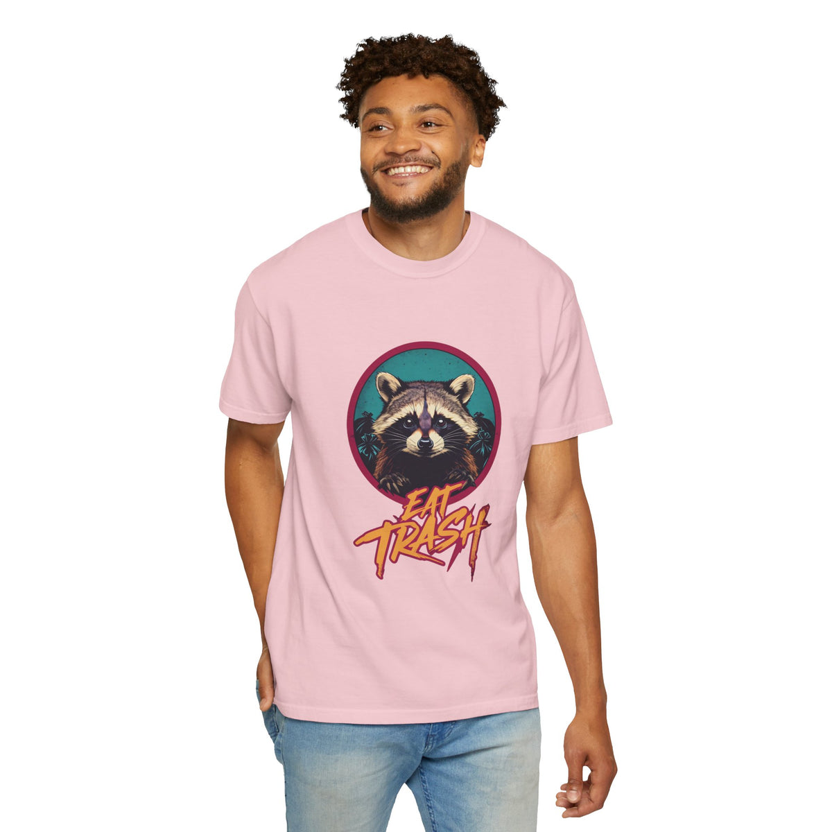 Raccoon 'Eat Trash' Graphic Tee