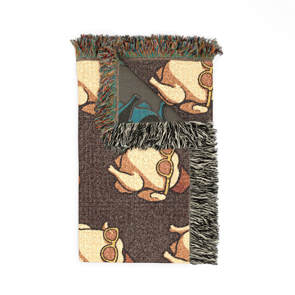 FRIENDS Turkey Pattern Woven Blanket Printify