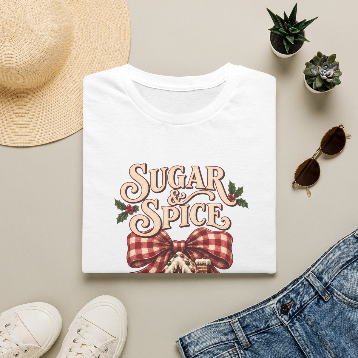 Sugar & Spice Gingerbread Christmas Tee