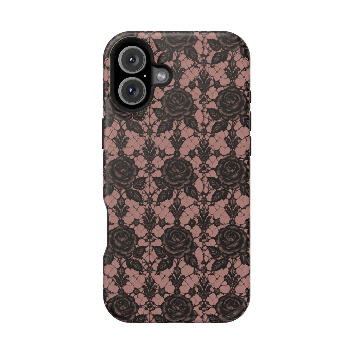 Vintage Black Rose Phone Case, alternate view