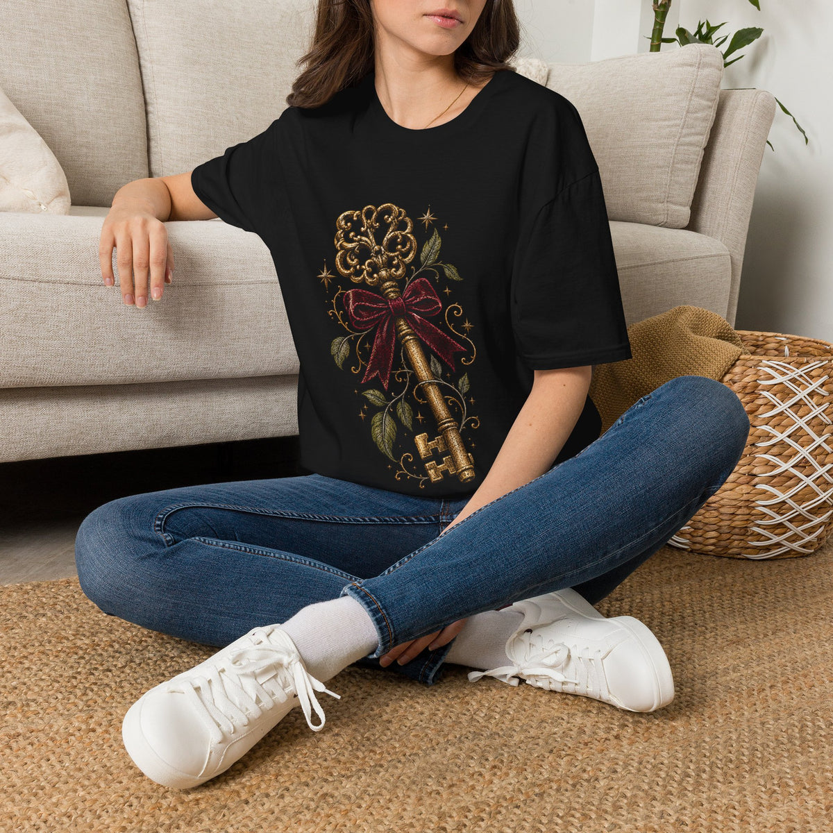Vintage Ornate Skeleton Key Tee