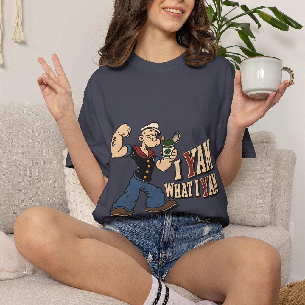 I Yam What I Yam Popeye Graphic T-Shirt Printify
