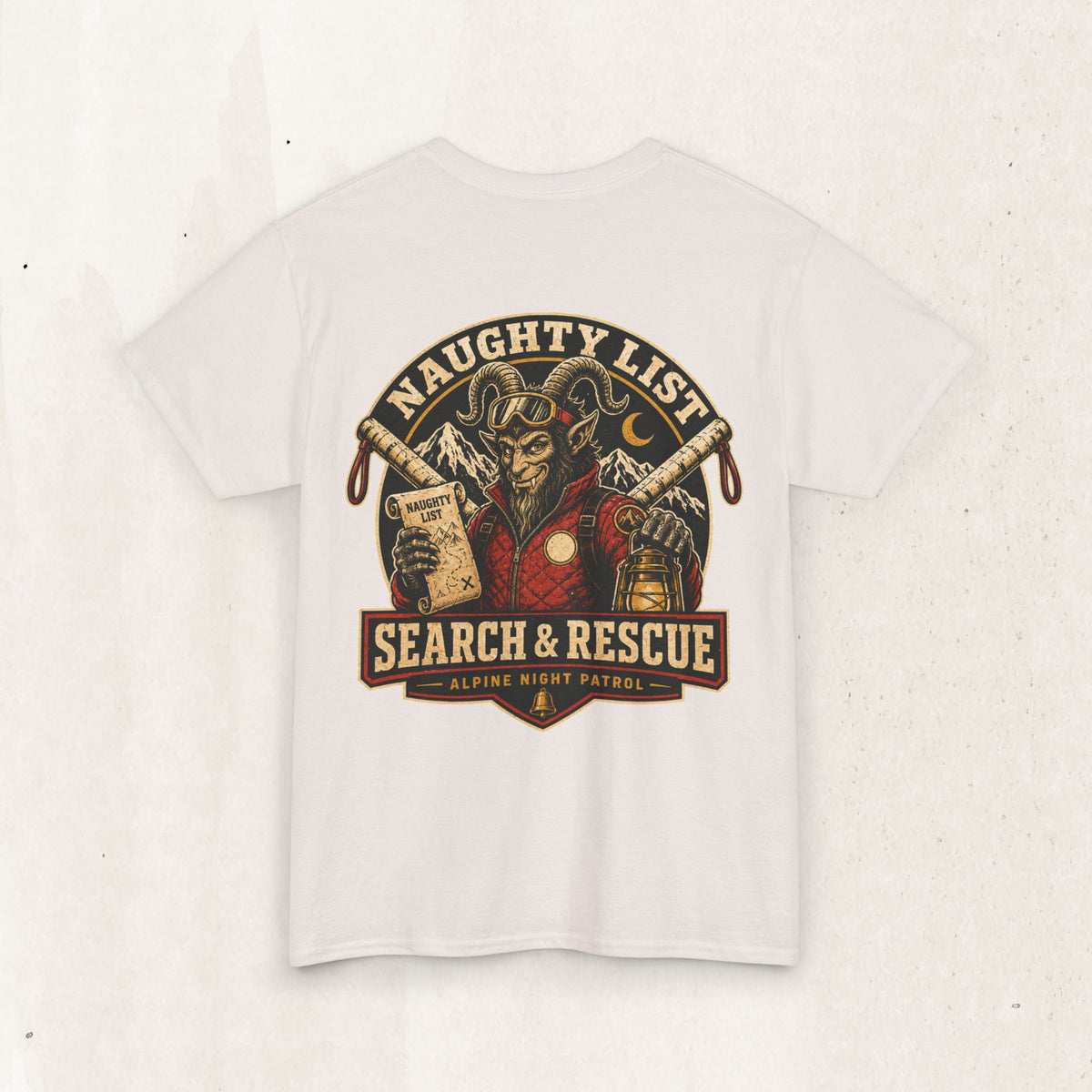 Naughty List Search & Rescue Graphic Tee