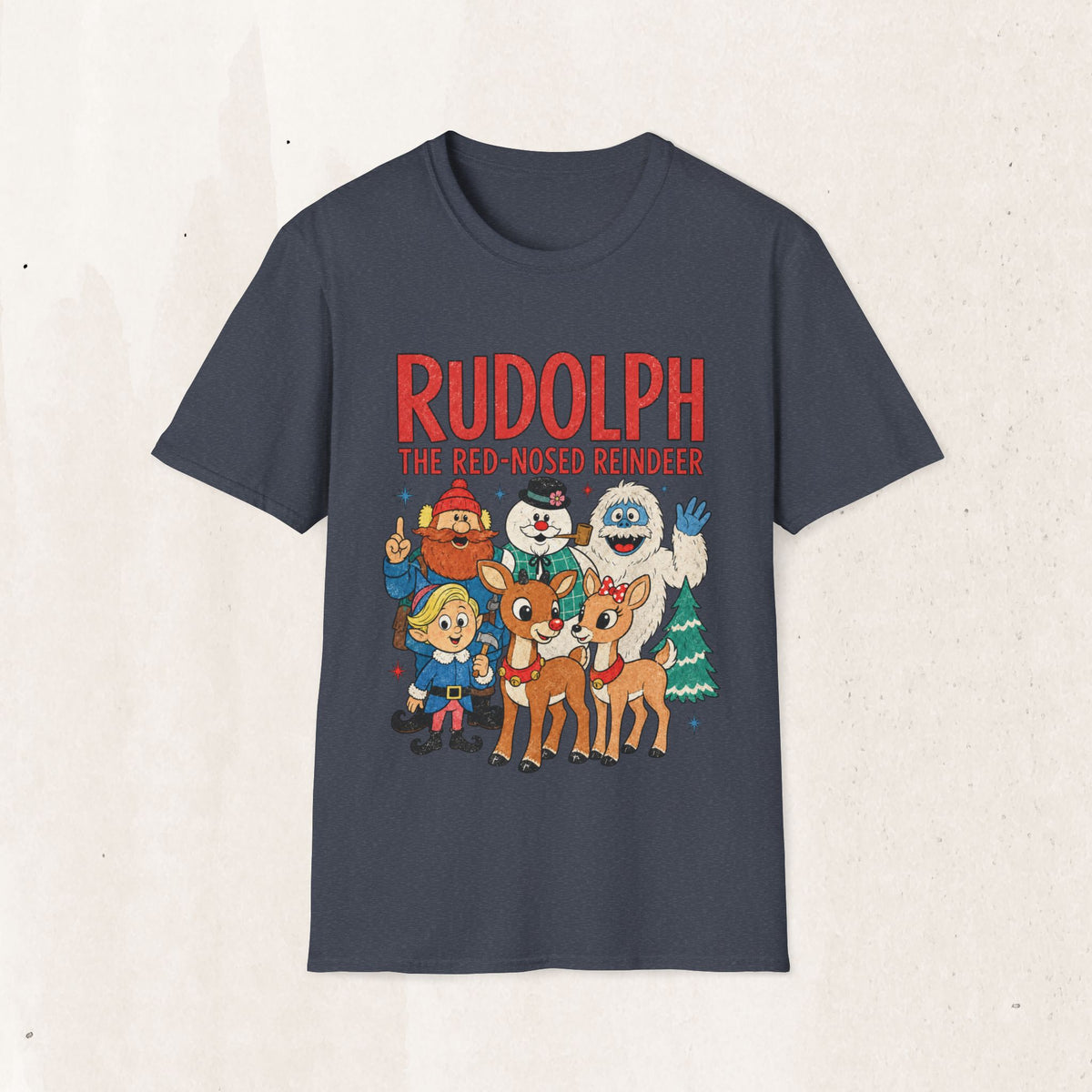 Rudolph The Red-Nosed Reindeer Christmas Tee