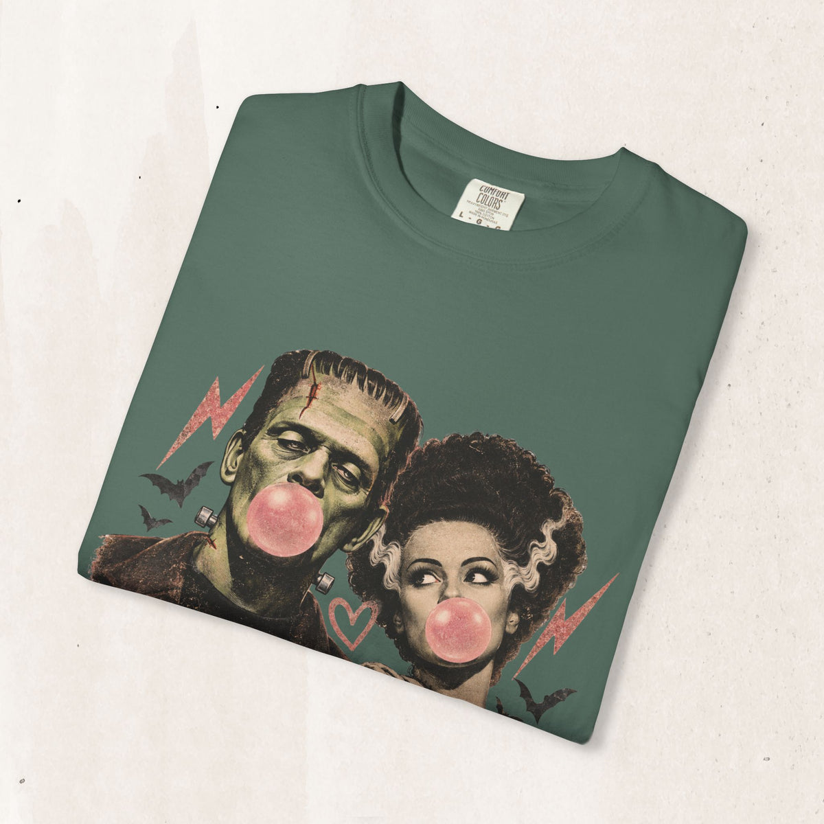 Frankenstein & Bride Bubblegum Vintage Tee
