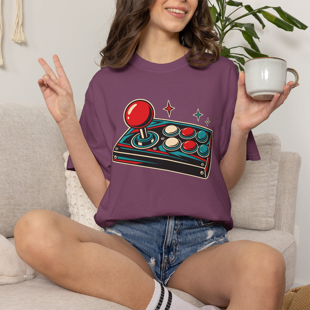 Retro Gaming Controller Graphic Tee
