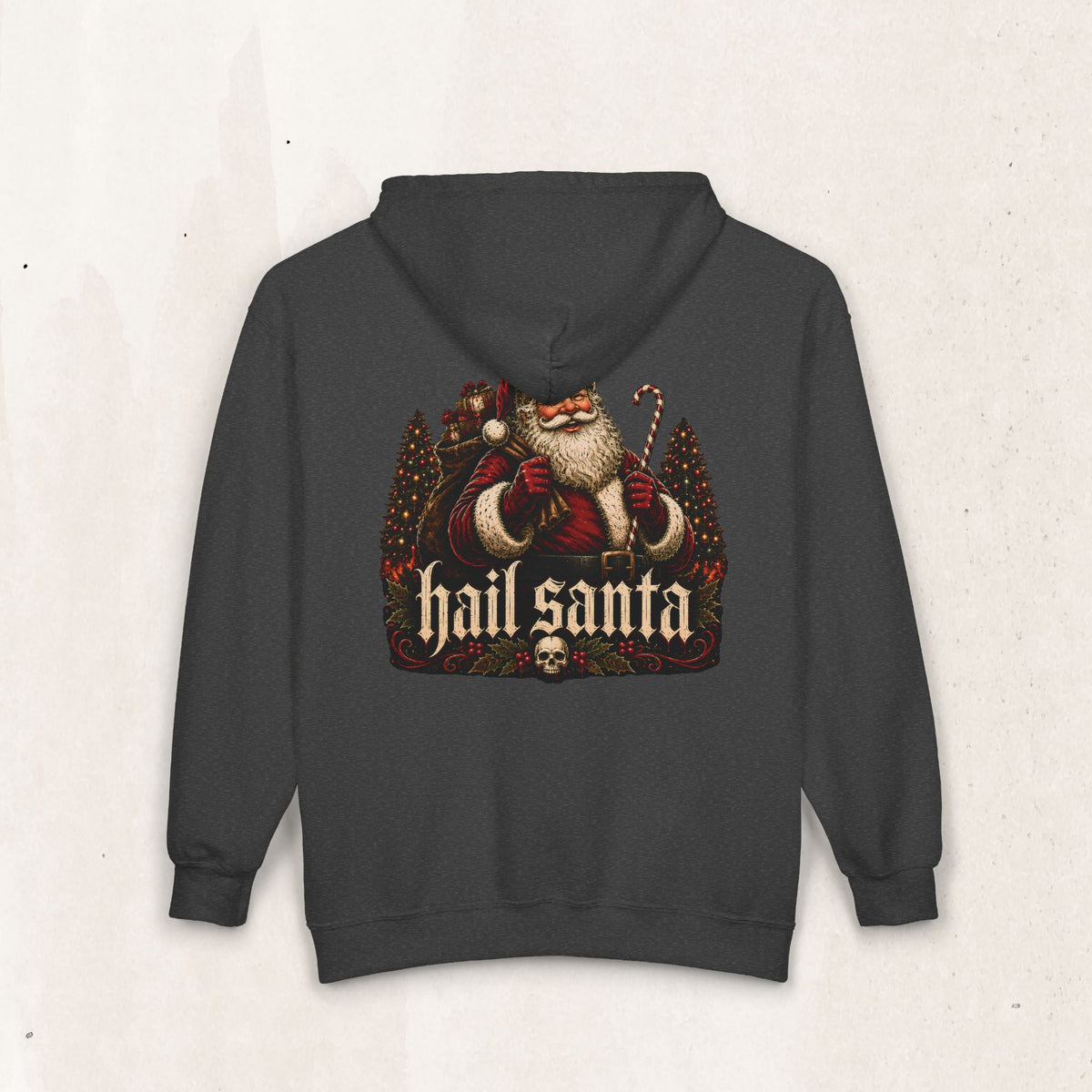 Hail Santa Full-Zip Hoodie