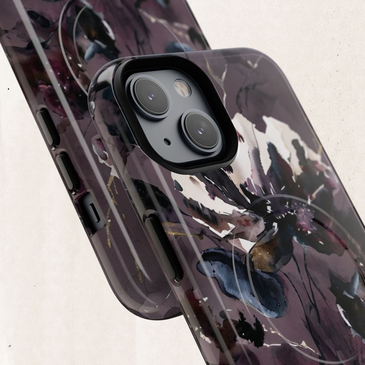 Floral Noir Magnetic Phone Case
