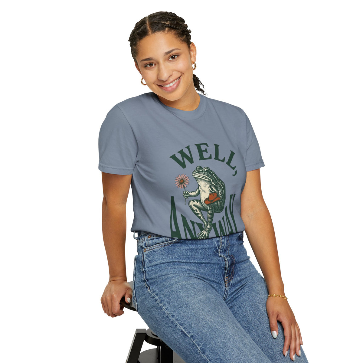Frog Graphic "Well, Anyway" Tee