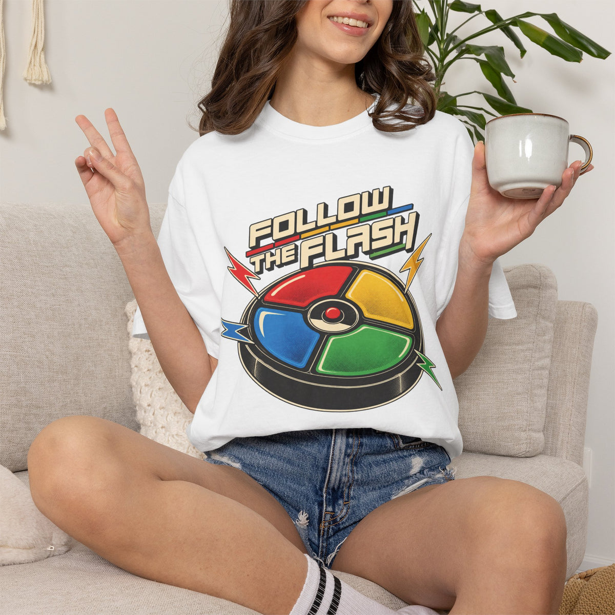 Follow The Flash Simon Graphic Tee