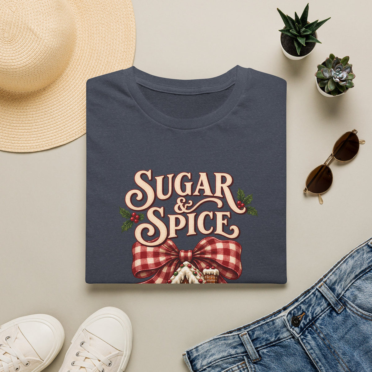 Sugar & Spice Gingerbread Christmas Tee