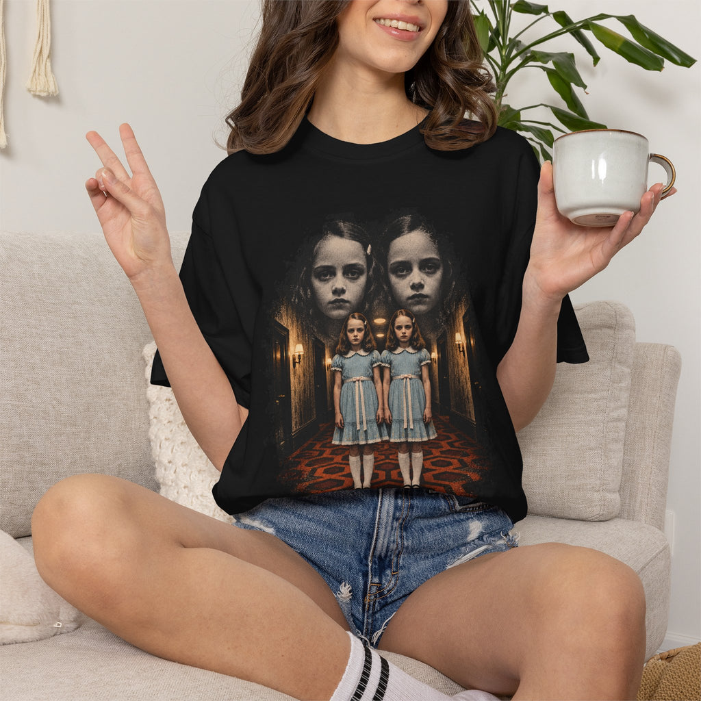 The Shining Twins Graphic Horror Tee