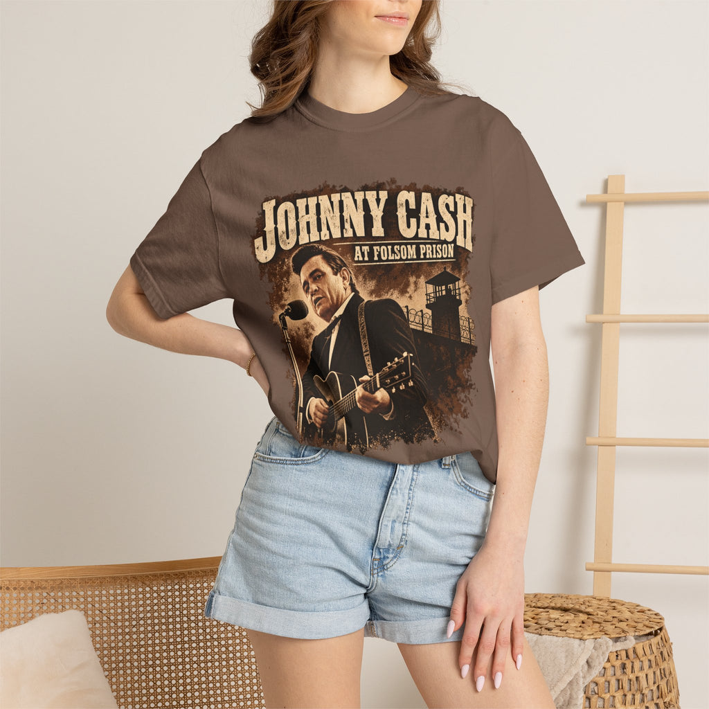 Johnny Cash 'At Folsom Prison' Vintage Graphic Tee