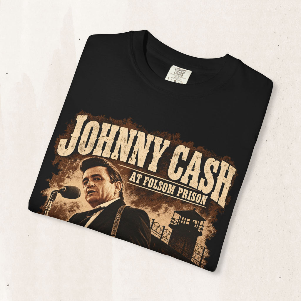Johnny Cash 'At Folsom Prison' Vintage Graphic Tee