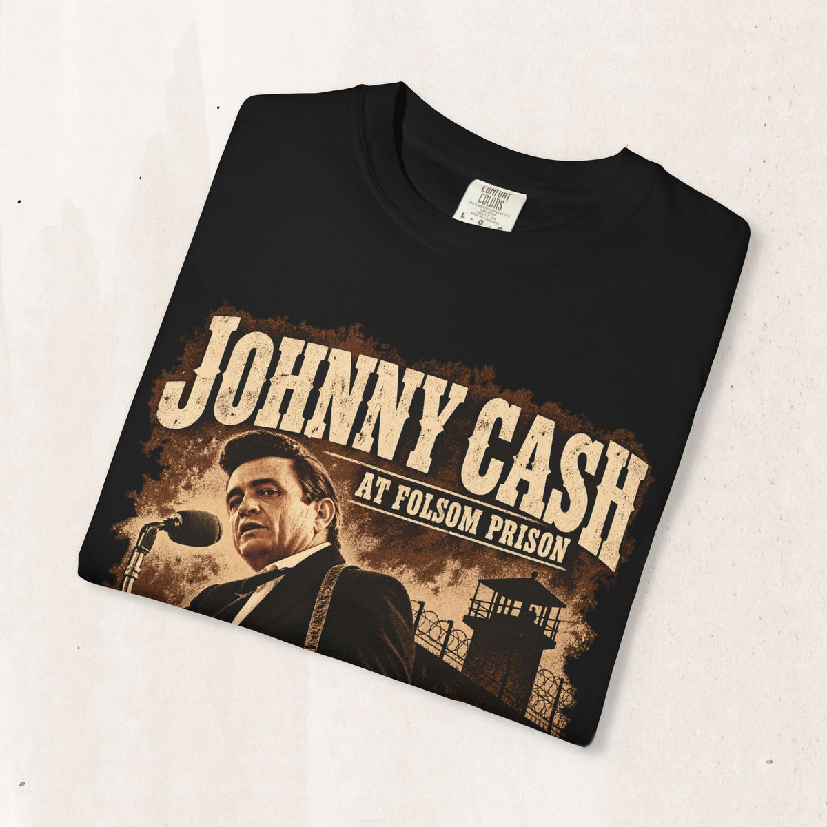 Johnny Cash 'At Folsom Prison' Vintage Graphic Tee