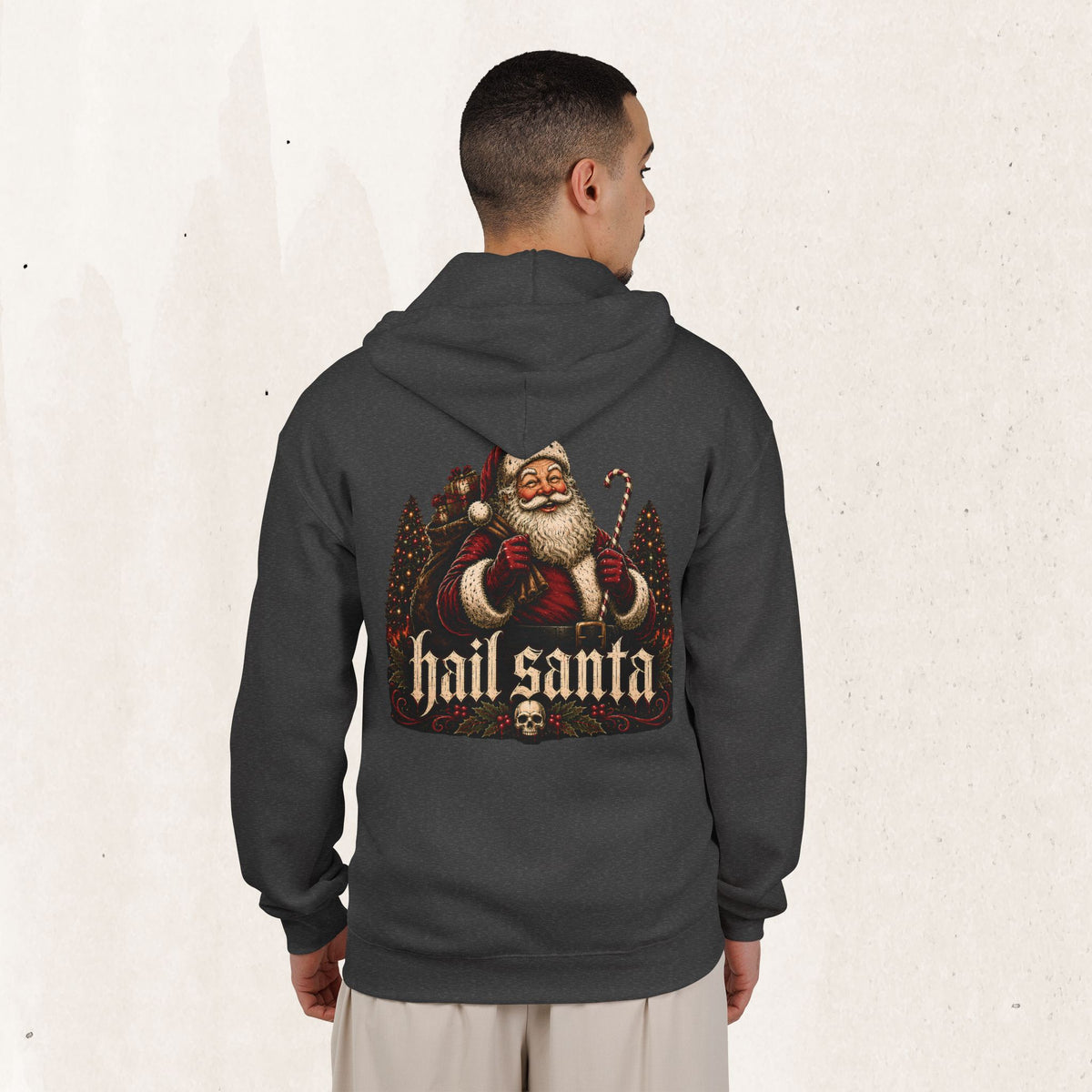 Hail Santa Full-Zip Hoodie