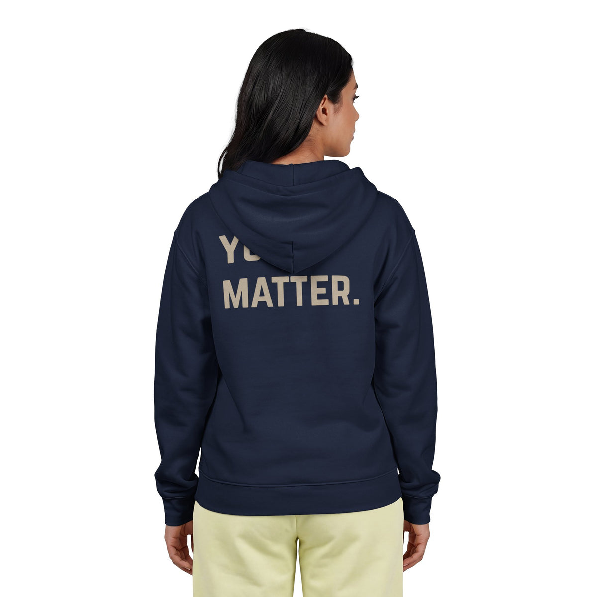 You Matter. Zip Up Hoodie | Suicide Awareness Back Print