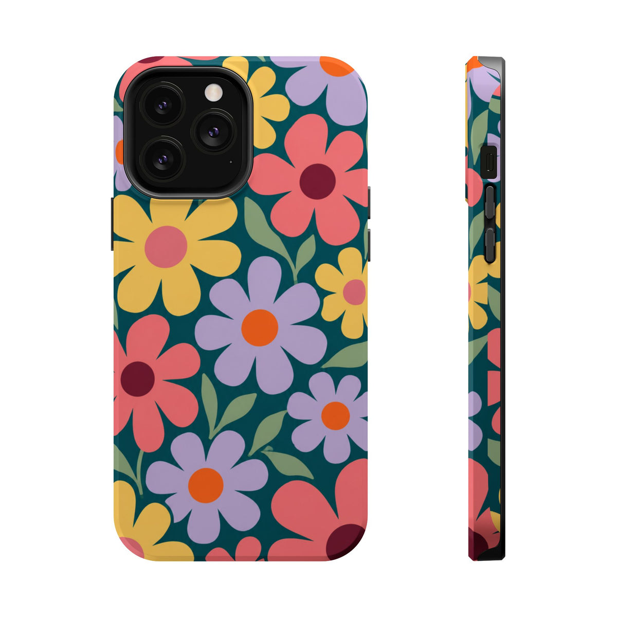 Retro Floral Phone Case, alternate view