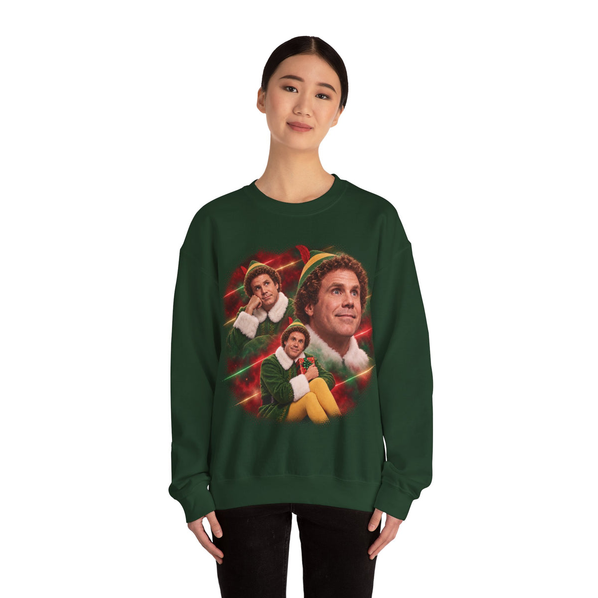 Buddy the Elf Christmas movie crewneck sweatshirt