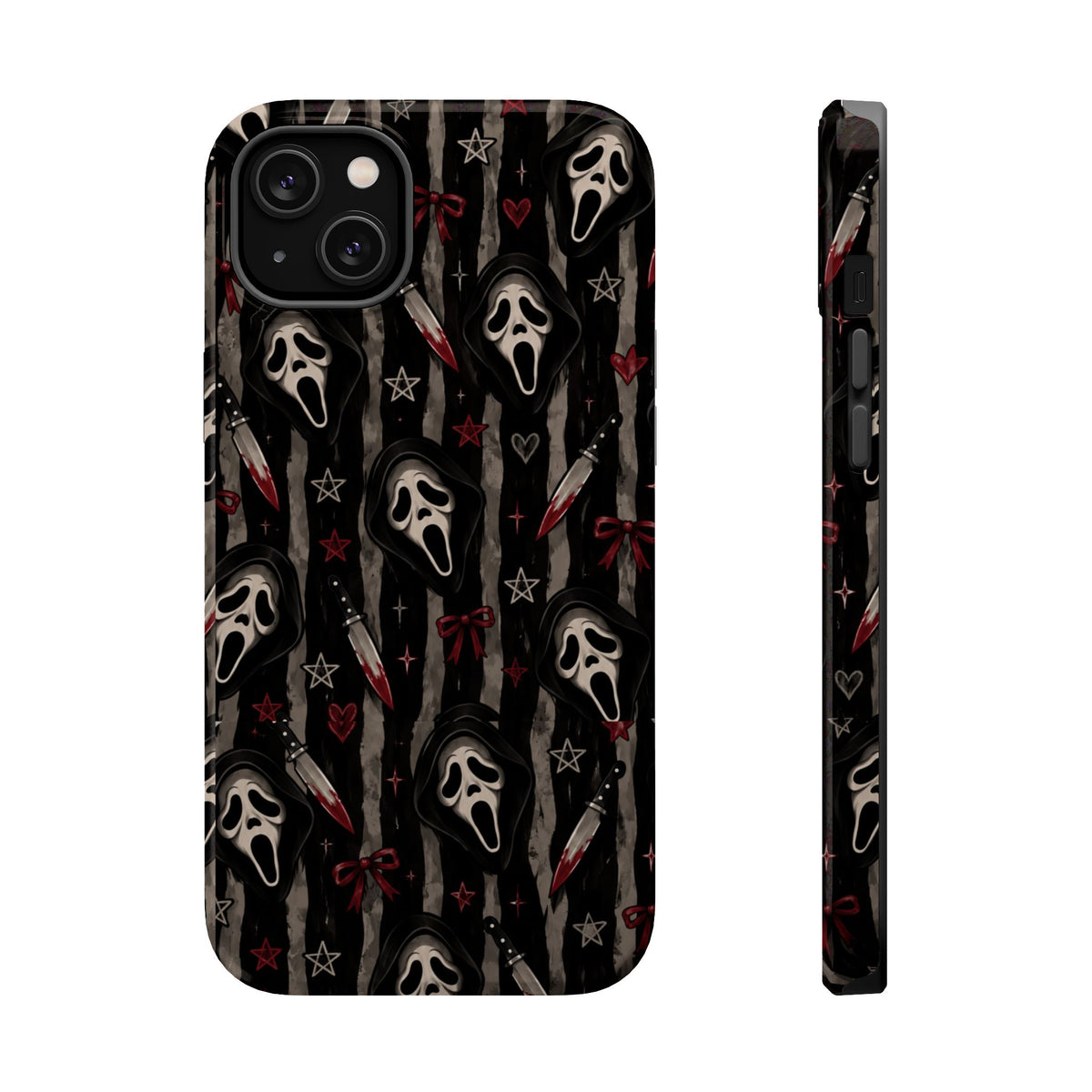 Ghostface Pattern iPhone Case, alternate view