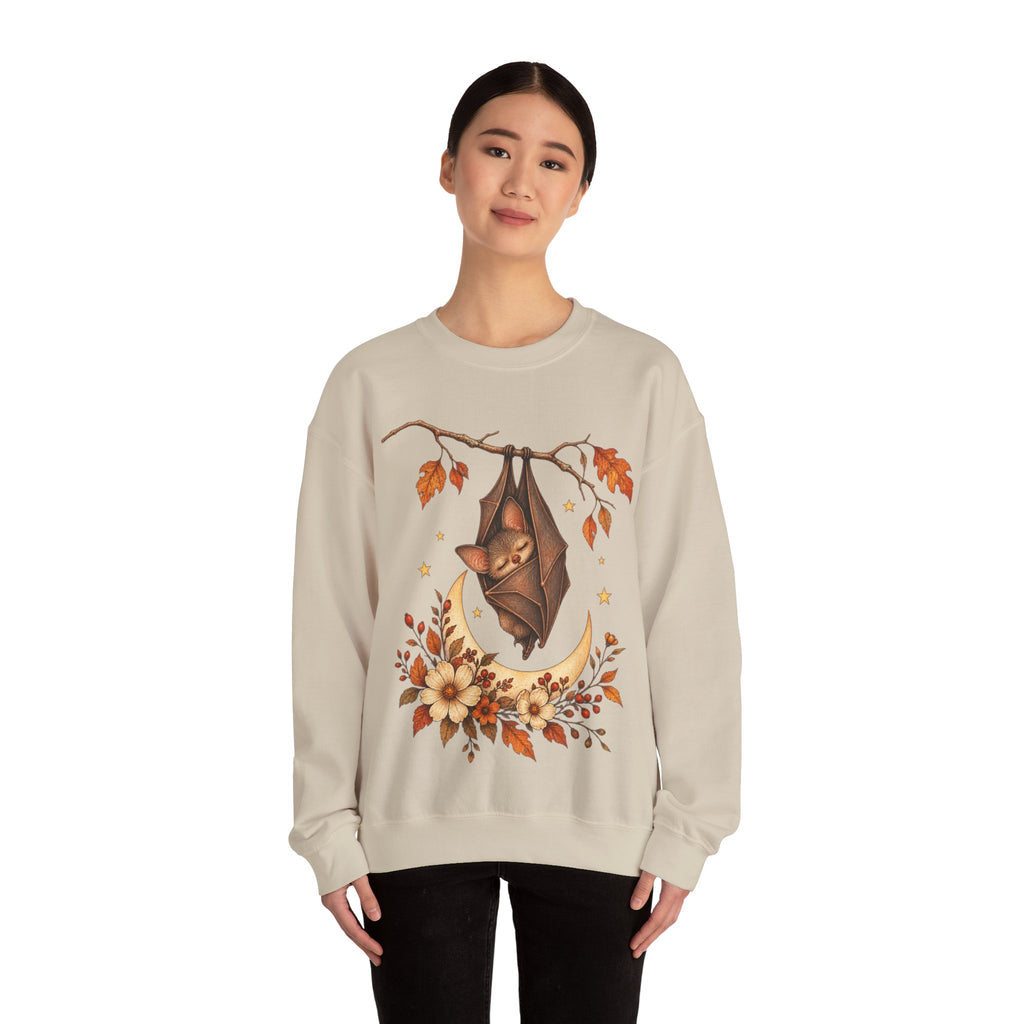 Autumn Bat Moon Crewneck Sweatshirt