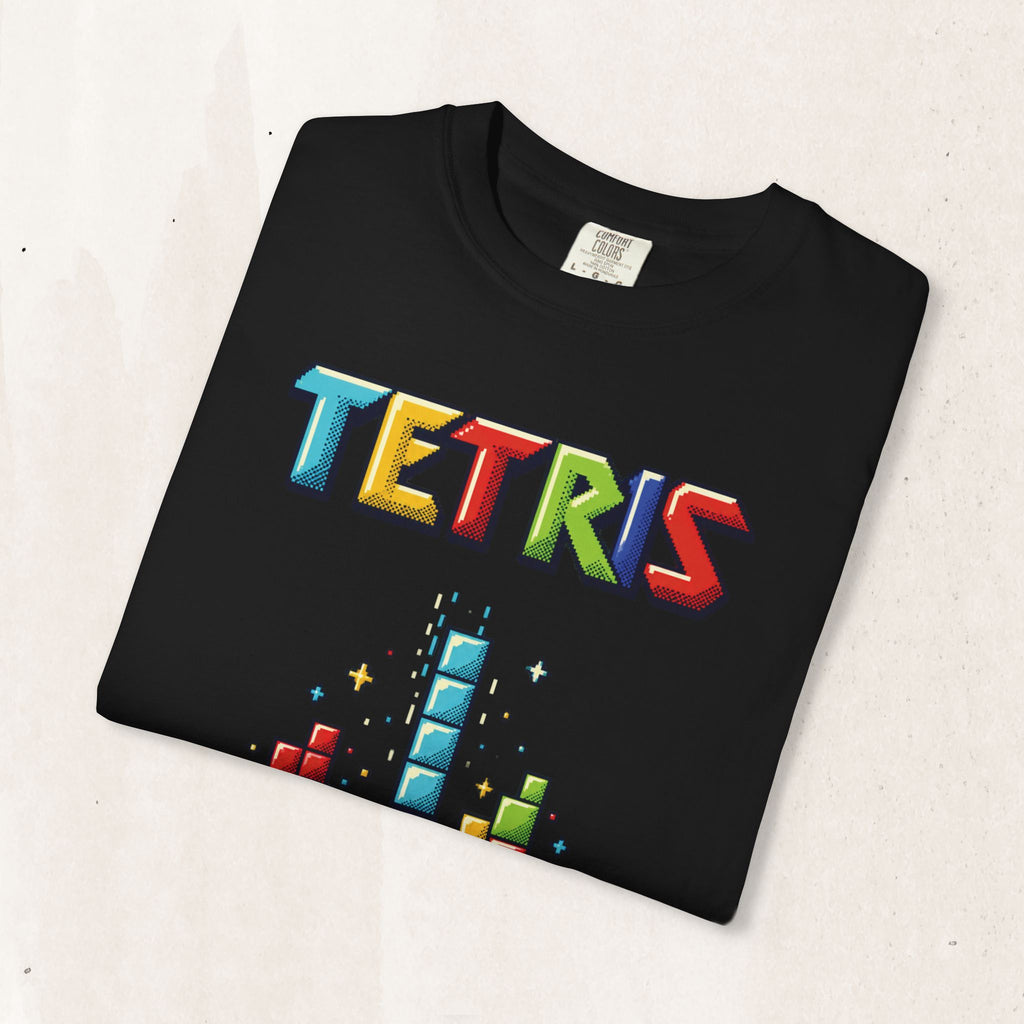 Tetris Block Stack Graphic Tee
