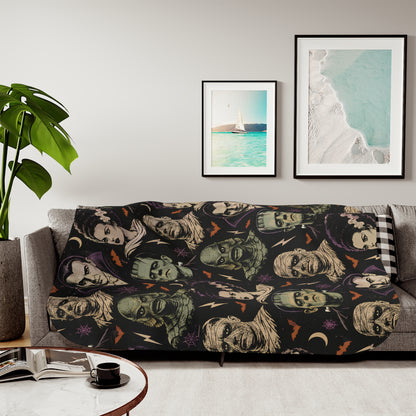 Universal Monsters Sherpa Blanket