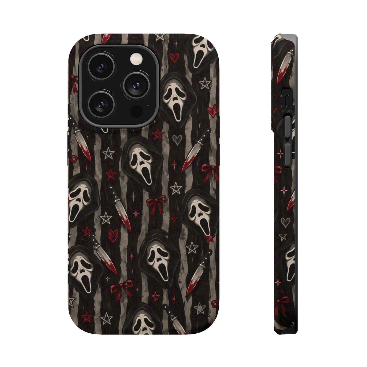 Ghostface Pattern iPhone Case, alternate view