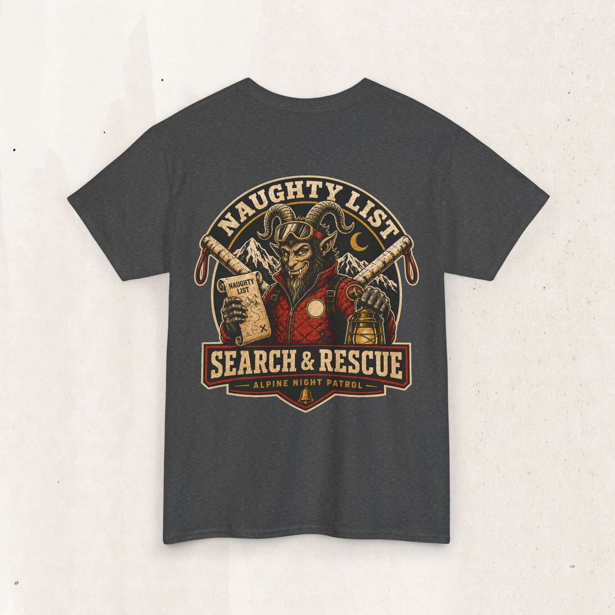 Naughty List Search & Rescue Graphic Tee