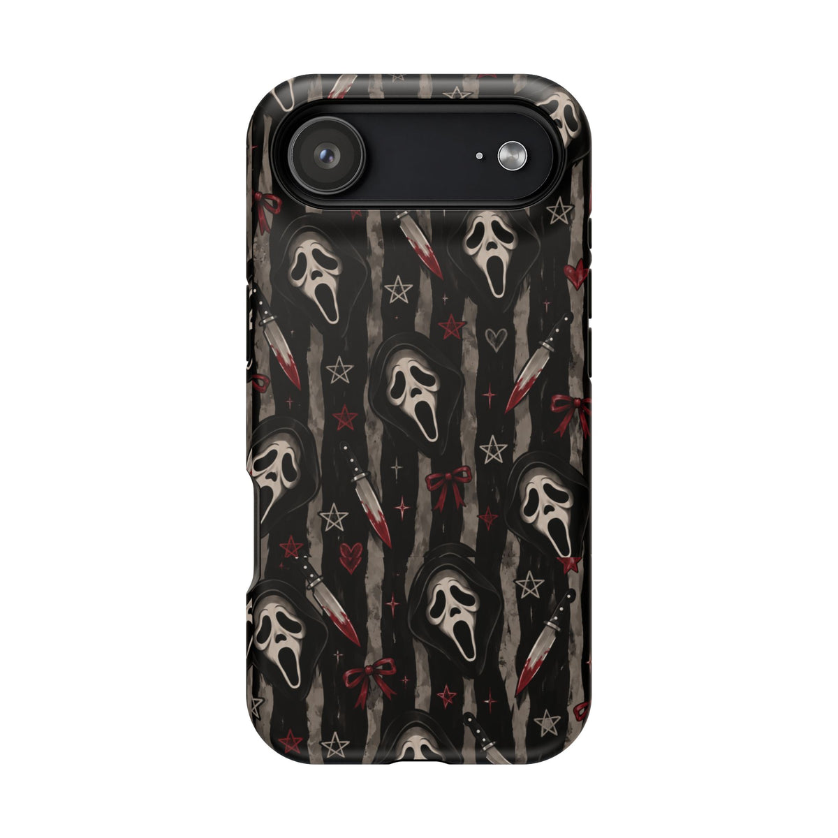 Ghostface Pattern iPhone Case, alternate view