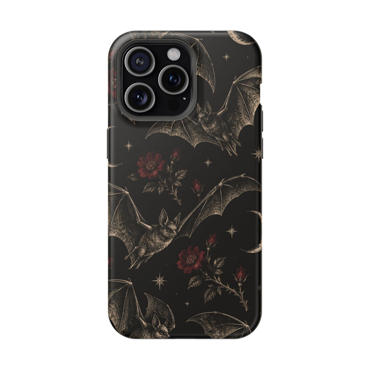 Gothic Bat & Moon Magnetic Phone Case, alternate view