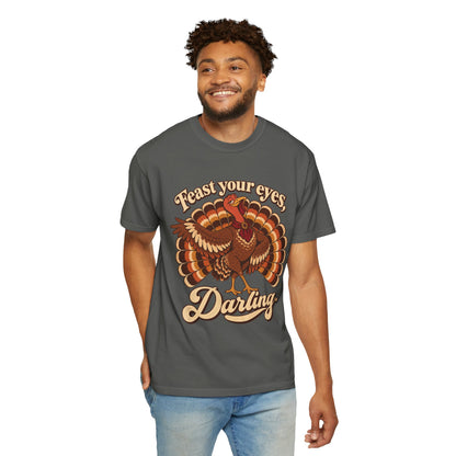 Thanksgiving 'Feast Your Eyes, Darling' Turkey Tee
