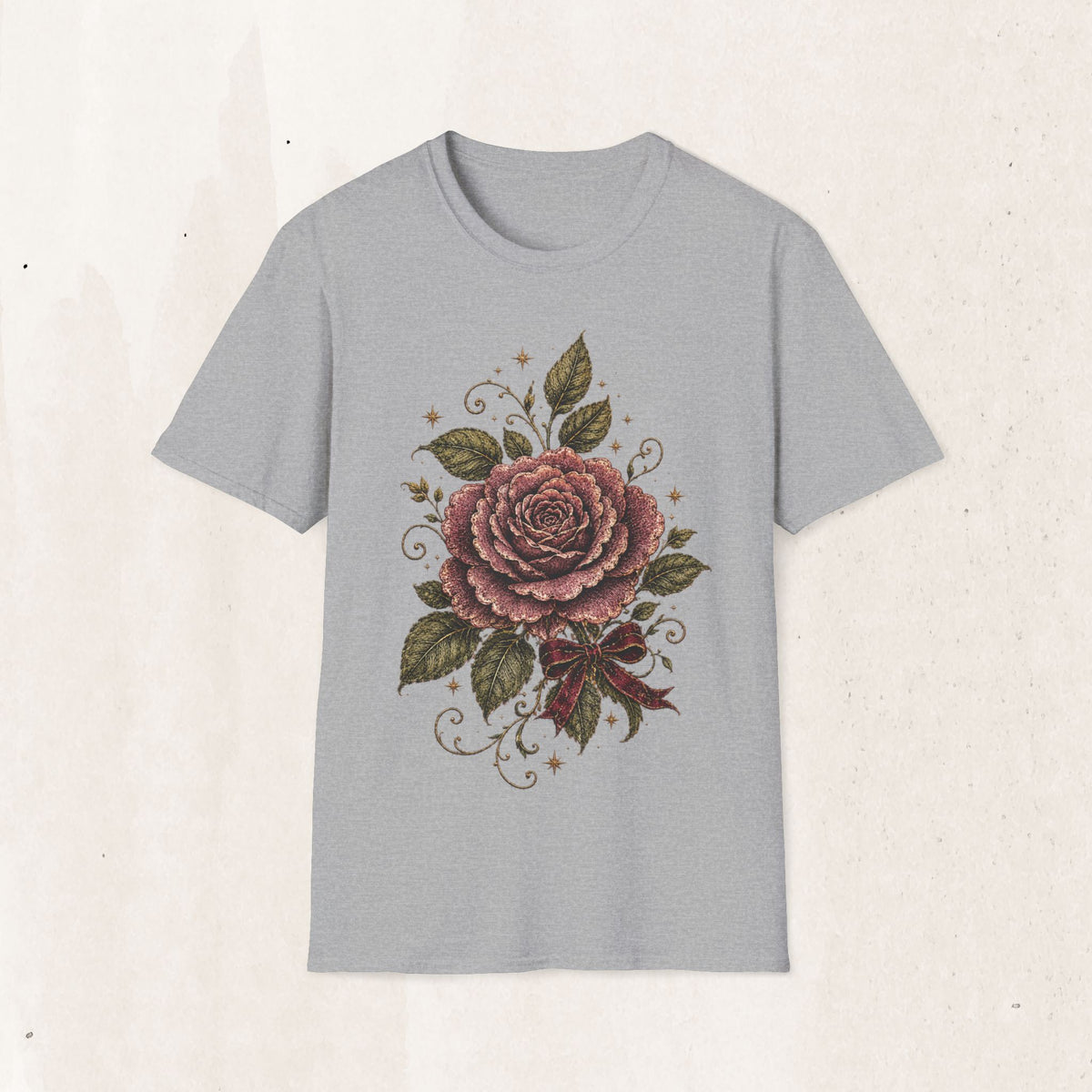 Floral Vintage Rose Tee