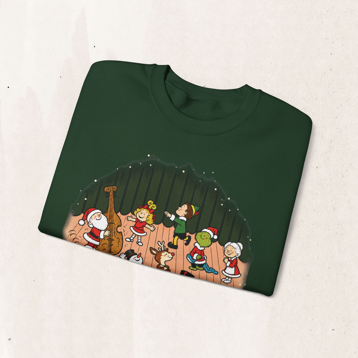 Peanuts Parody Christmas Characters sweatshirt