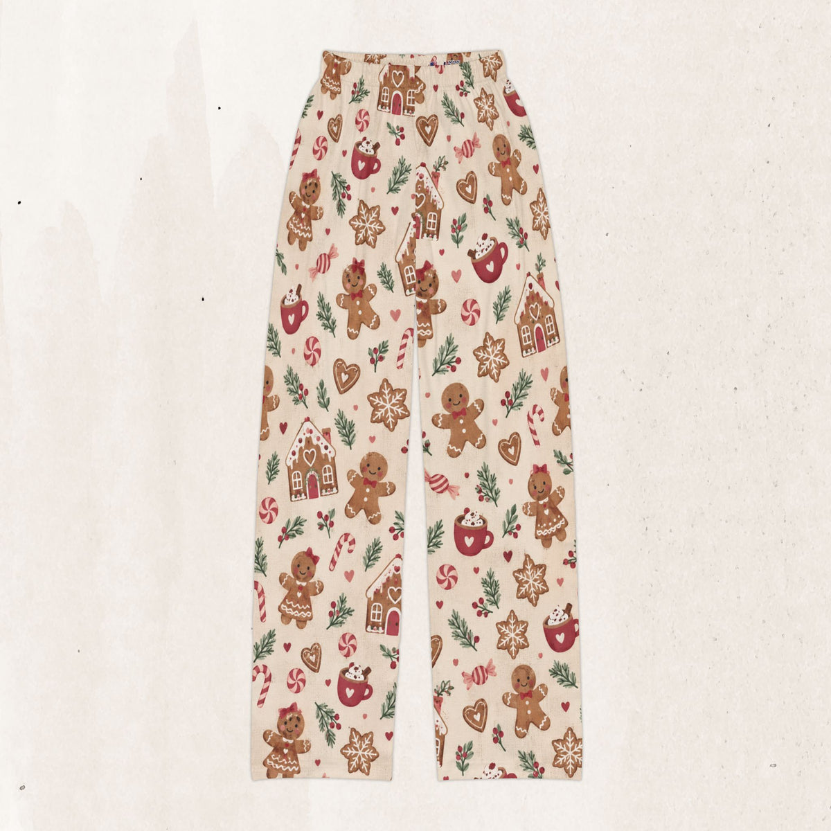 Kids Gingerbread Holiday Pajama Pants