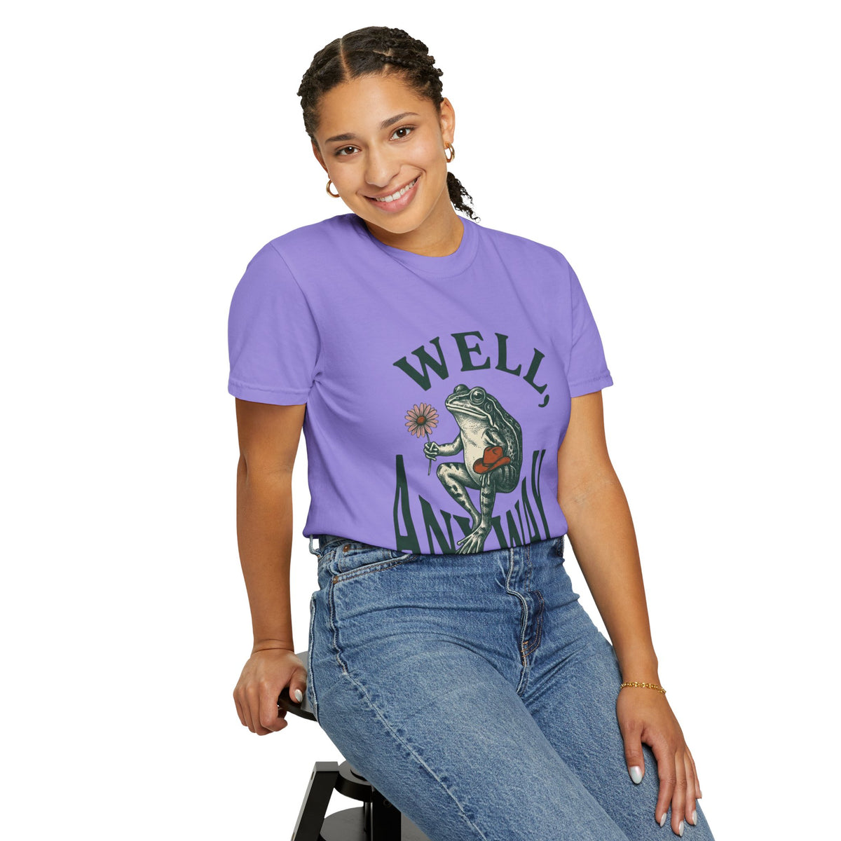 Frog Graphic "Well, Anyway" Tee