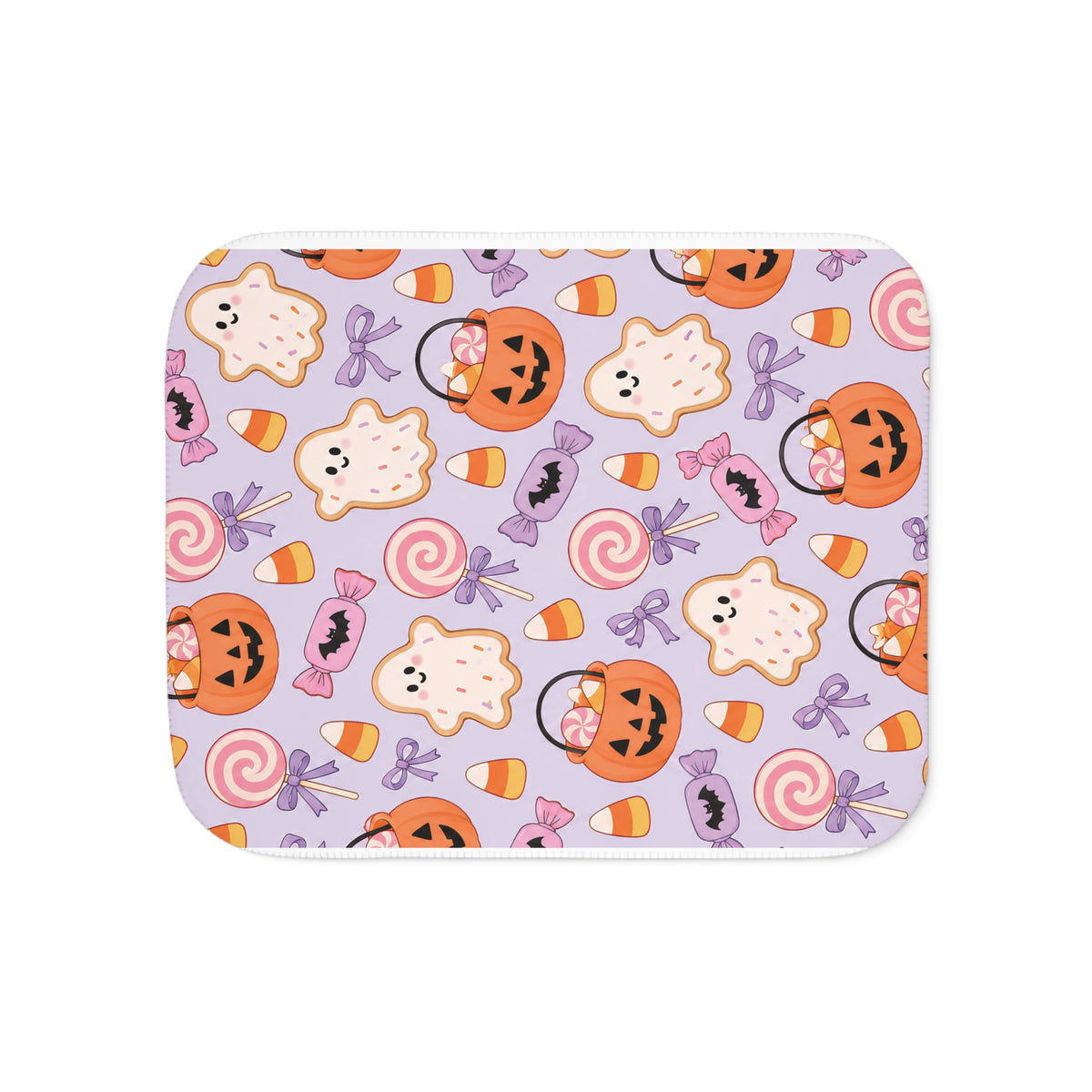 Halloween Candy Sherpa Blanket