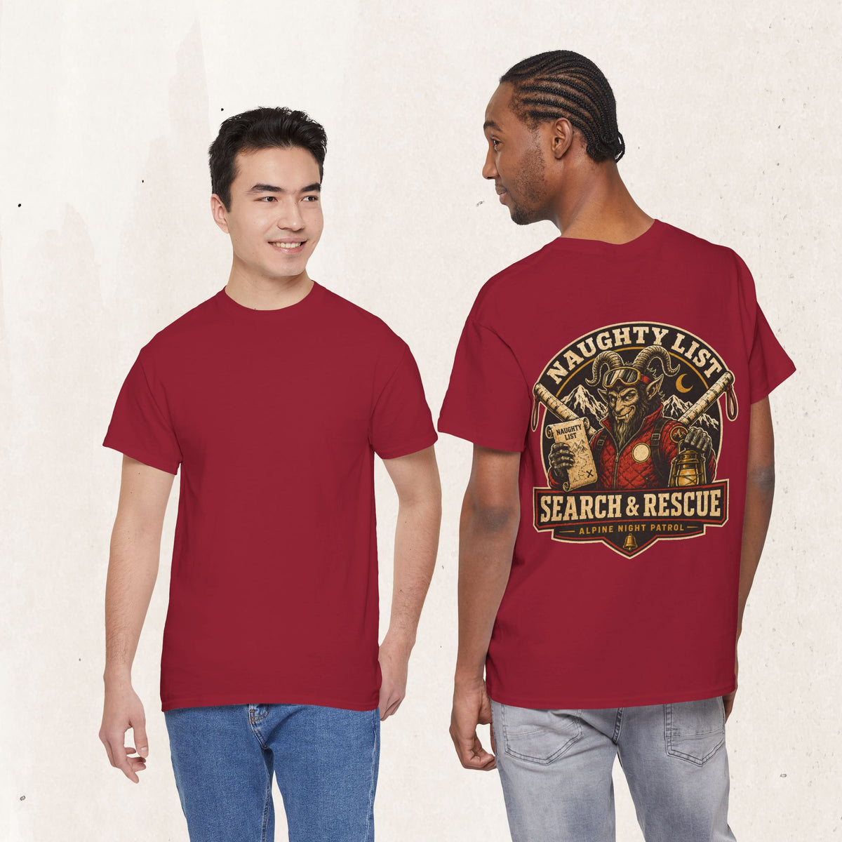 Naughty List Search & Rescue Graphic Tee
