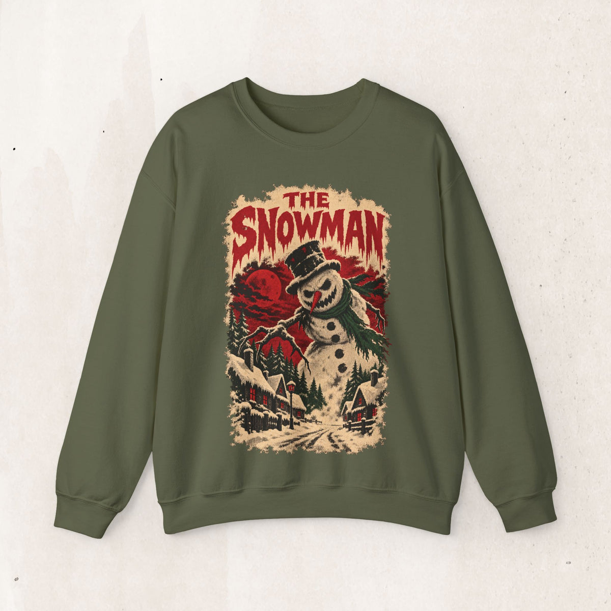 The Snowman Vintage Horror Movie Poster sweatshirt