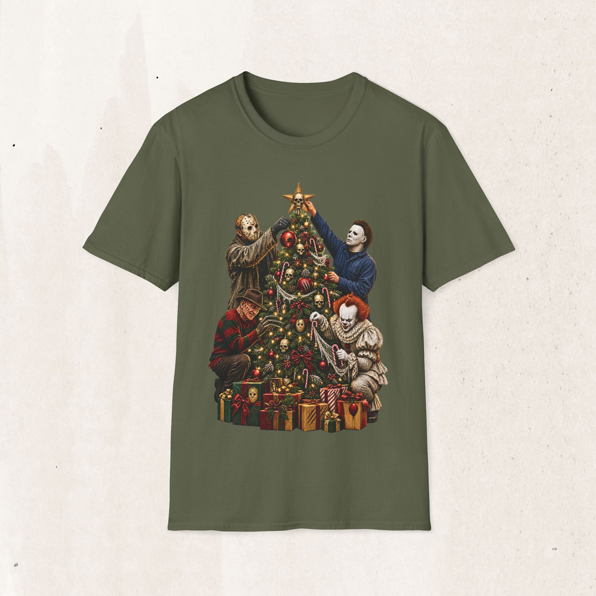 Horror Icons Christmas Tee