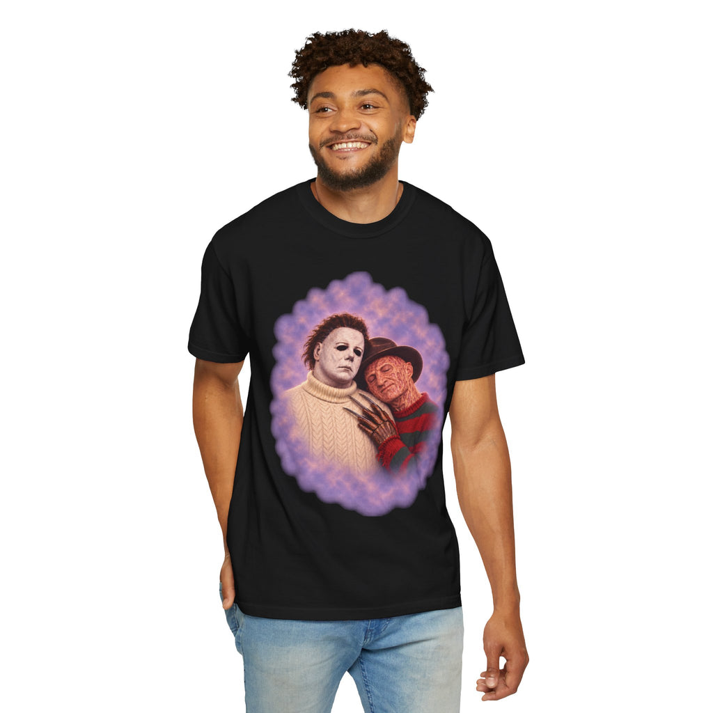 Michael Myers & Freddy Kreuger 80's Portrait Tee