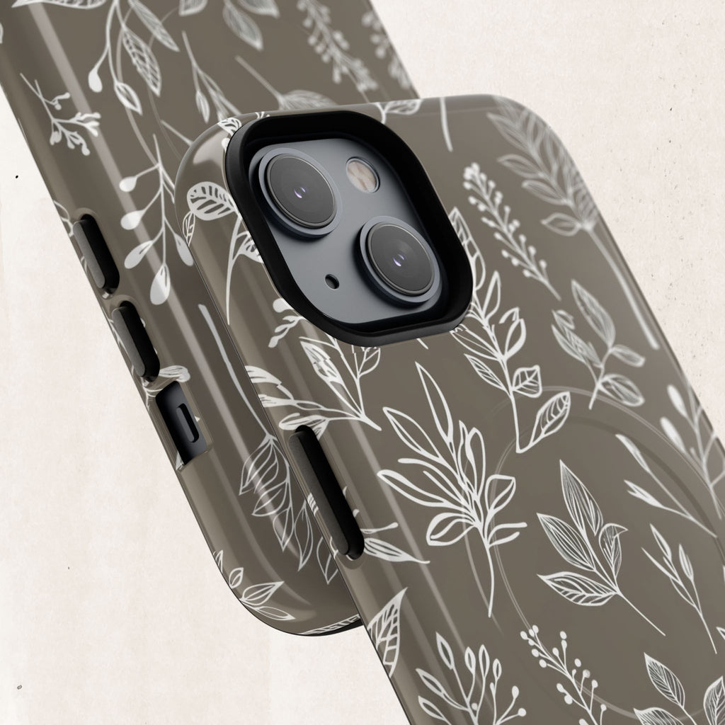 Botanical Leaf Tough Magnetic Phone Case