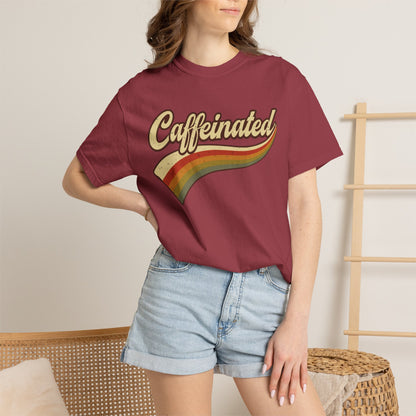 Caffeinated Retro Stripe Tee